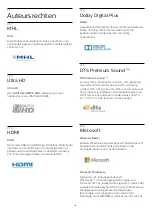 Preview for 136 page of Philips 55POS901F User Manual