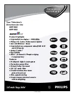 Preview for 1 page of Philips 55PP950299 Directions For Use Manual