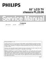 Preview for 1 page of Philips 55PUL7472/F7 Service Manual