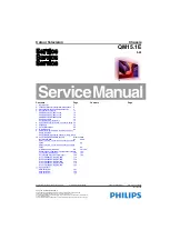 Предварительный просмотр 1 страницы Philips 55PUS8601/12 Service Manual