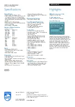 Preview for 2 page of Philips 58PFL3640/T3 Quick Manual