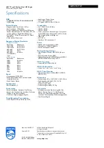 Preview for 3 page of Philips 58PFL9577 Specifications