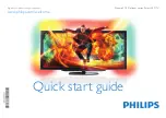 Preview for 1 page of Philips 58PFL9956H/12 Quick Start Manual