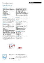 Preview for 3 page of Philips 5FF2CMI Specifications