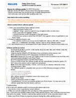Preview for 1 page of Philips 5FF2M015 Update Manual