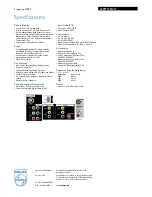 Preview for 3 page of Philips 60PP9100D Specifications