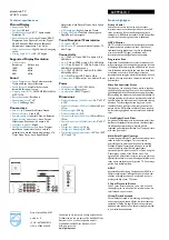Предварительный просмотр 2 страницы Philips 60PP9363 Specifications