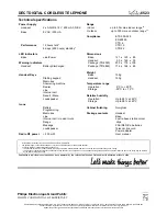 Предварительный просмотр 2 страницы Philips 6523 Series Specification Sheet