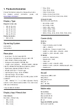 Preview for 3 page of Philips 65OLED804/56 Service Manual