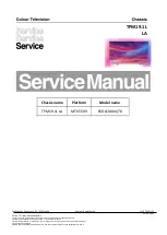 Preview for 1 page of Philips 65OLED804/78 Service Manual