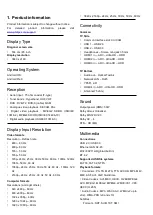 Preview for 3 page of Philips 65OLED804/78 Service Manual