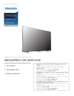 Предварительный просмотр 1 страницы Philips 65PFL6621 User Manual