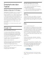 Предварительный просмотр 79 страницы Philips 65PUS7601 User Manual