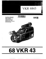 Philips 68 VKR 43 Operating Instructions Manual preview