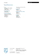 Preview for 3 page of Philips 69057-31-16 Specifications