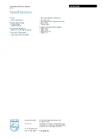 Предварительный просмотр 2 страницы Philips 69101-30-PH Specification Sheet