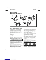 Preview for 1 page of Philips 691123148 Operating Instructions