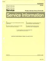 Предварительный просмотр 34 страницы Philips 70DSS930 Service Manual