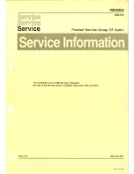 Предварительный просмотр 38 страницы Philips 70DSS930 Service Manual