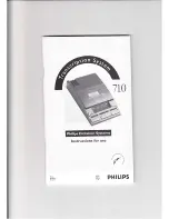 Philips 710 Instructions For Use Manual preview