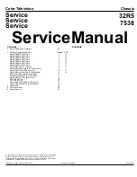 Philips 7538 Service Manual preview