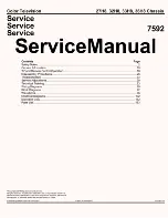 Preview for 1 page of Philips 7592 Service Manual