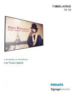 Philips 75BDL4150D User Manual preview