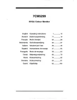 Предварительный просмотр 3 страницы Philips 7CM5299 User Manual