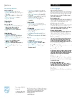 Preview for 2 page of Philips 7FF1CME Specifications