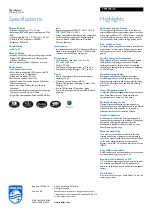 Preview for 2 page of Philips 7FF1MS/37 Quick Manual