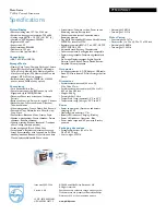 Preview for 3 page of Philips 7FF2CWO Specifications