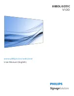 Philips 86BDL6051C User Manual предпросмотр