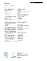 Preview for 3 page of Philips 8FF3CME Specification Sheet