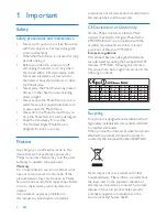 Preview for 4 page of Philips 8FF3WMI User Manual