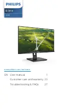 Preview for 1 page of Philips 8PH272B1G User Manual