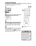 Preview for 10 page of Philips 9-AC-DC COMBINATION TV-VCR CCC090AT99 Owner'S Manual