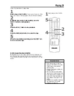 Preview for 29 page of Philips 9-AC-DC COMBINATION TV-VCR CCC090AT99 Owner'S Manual