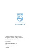 Preview for 32 page of Philips 900 Series User Manual