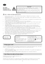 Preview for 9 page of Philips 9290031844 User Manual