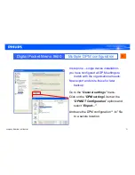 Preview for 21 page of Philips 9600 SERIES Quick Start Manual