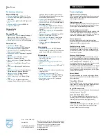 Preview for 2 page of Philips 9FF2CWO - annexe 2 Specifications