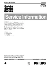 Philips A10E Service Information preview