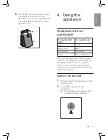 Предварительный просмотр 9 страницы Philips AC3252 User Manual