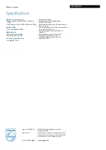 Предварительный просмотр 3 страницы Philips AC4063 s Brochure & Specs