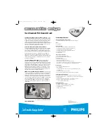 Preview for 2 page of Philips Acoustic Edge PSC706 Technical Specifications