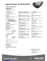 Предварительный просмотр 2 страницы Philips ACT7585 Specifications