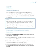 Preview for 10 page of Philips Active Crystals FM02SW30 User Manual