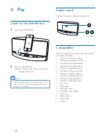 Предварительный просмотр 8 страницы Philips AD300 User Manual