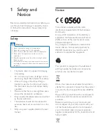 Preview for 3 page of Philips AD385/12 User Manual