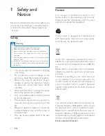 Предварительный просмотр 3 страницы Philips AD385 User Manual